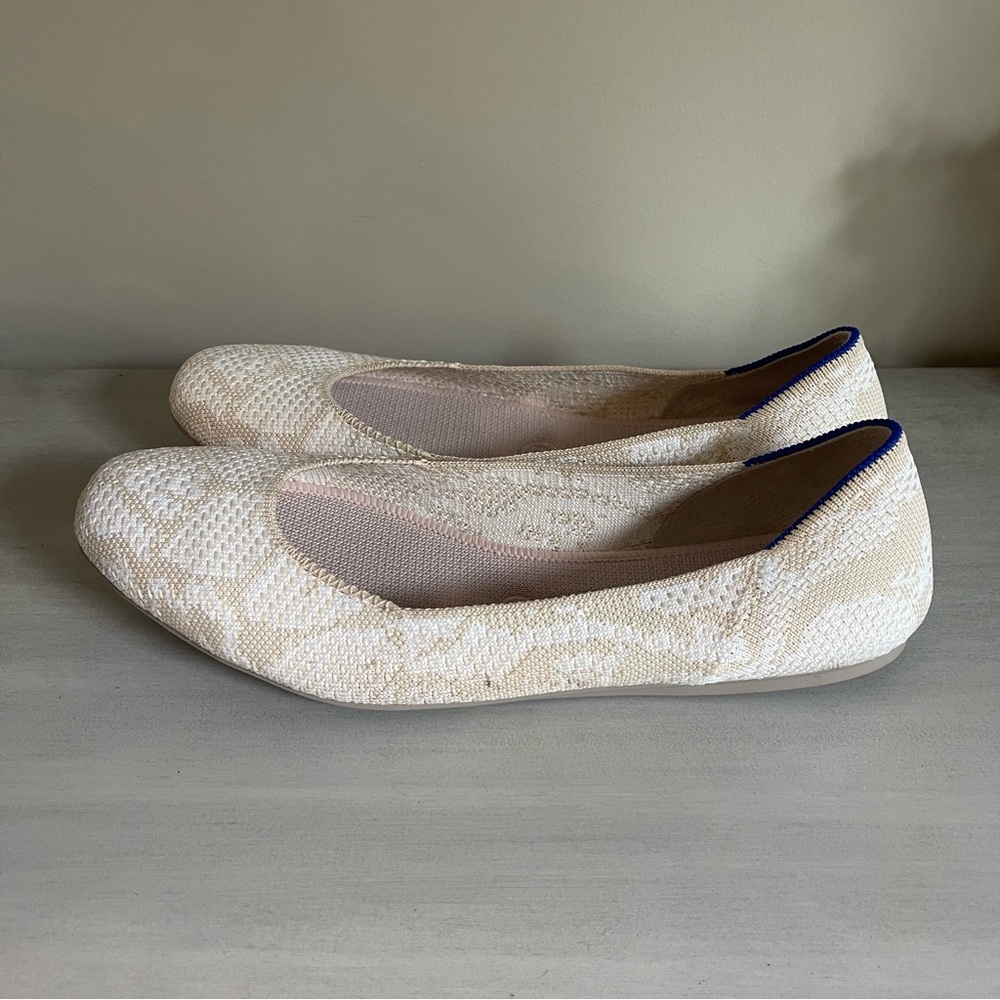 Rothy’s•The Square Lily Knit Fabric Slip On Ballet Flat•Size 9.5 - Picture 3 of 8